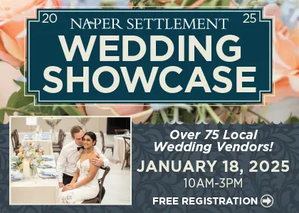 Naper Settlement Wedding Showcase on Jan. 18, 2025. 