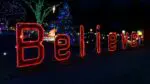 Light up "Believe" sign at The Believe House in Naperville