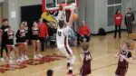 Colin Stack dunks for Benet Academy basketball.