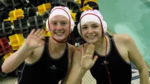 Naperville Central girls water polo players get ready for the game against Neuqua to open the DVC season.