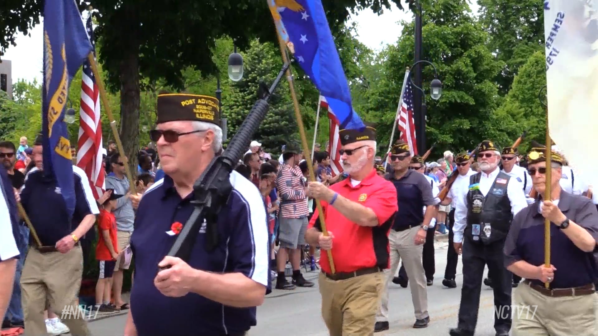 Memorial Day Parade Art at Last Fling Naperville Track Titles NCTV17