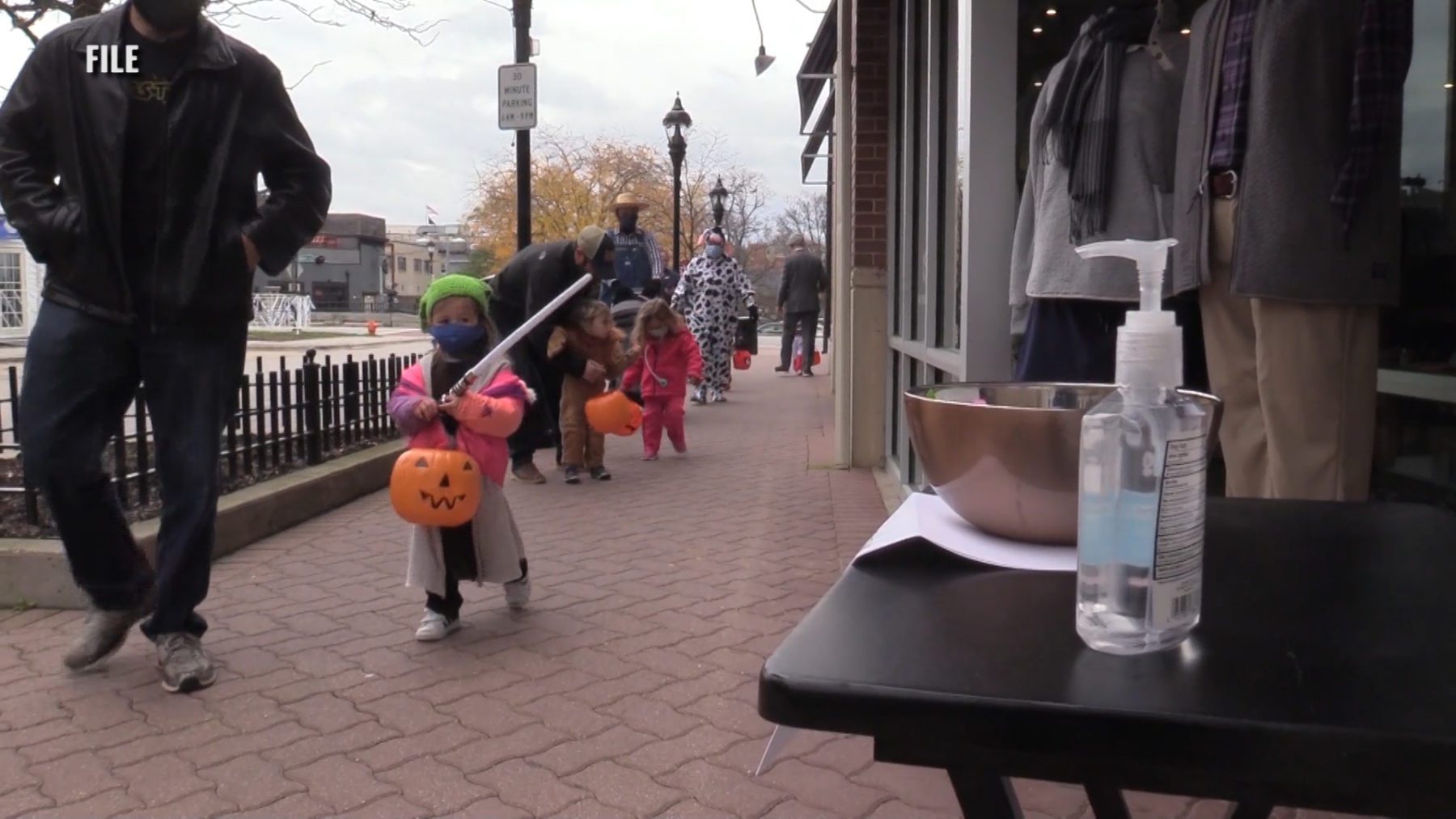 Naperville TrickorTreating Surprise DriveBy Celebration