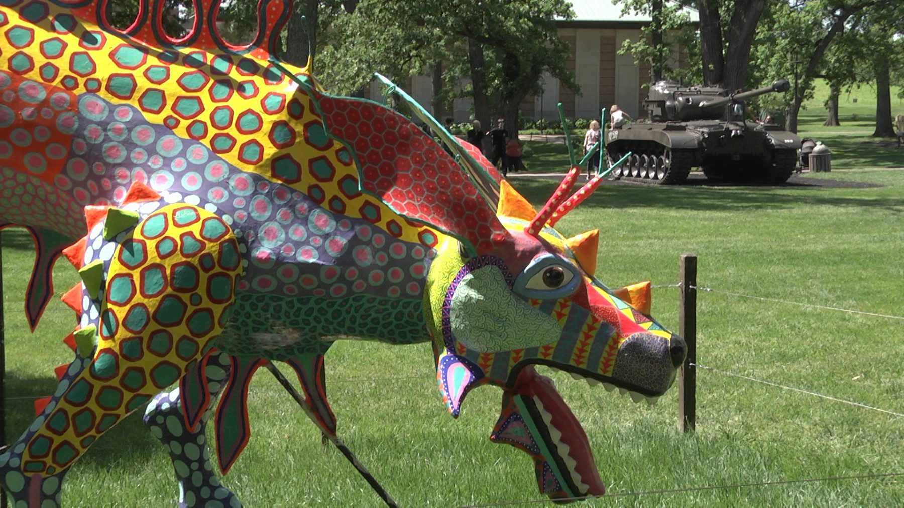 Colorful Cantigny Exhibit Humanitarian Grants Awarded Naperville