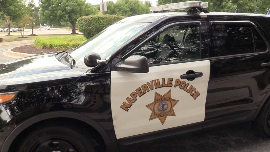 File image of exterior of Naperville Police squad car