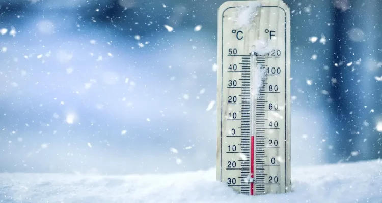 A thermometer in the snow showing cold temperatures. Picture courtesy of (Thinkstock.com) Columbia Daily Tribune.