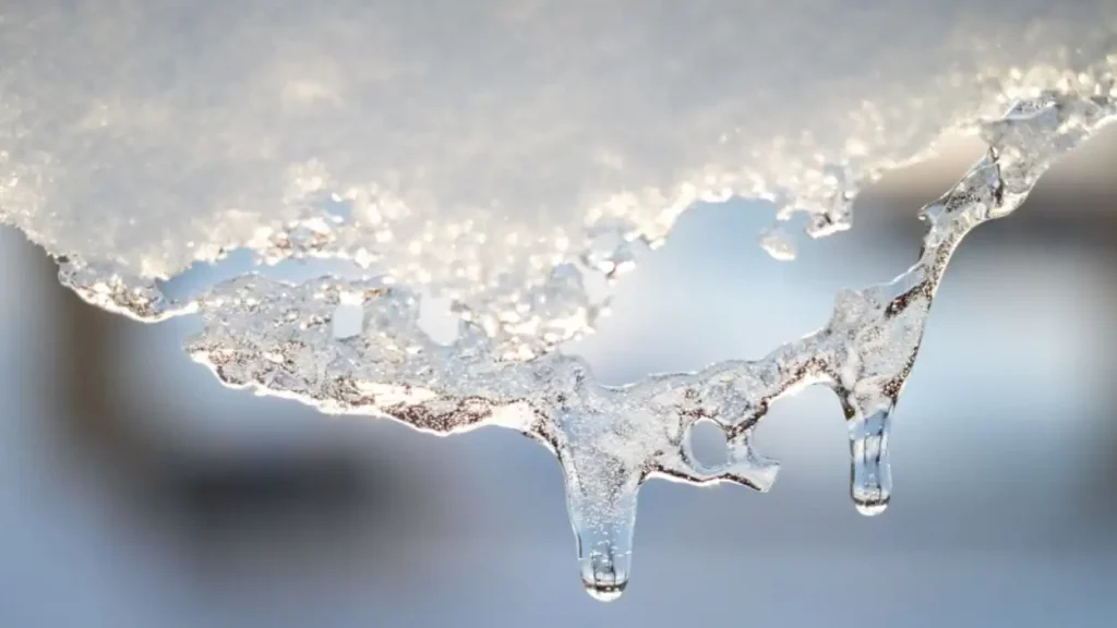 Picture from Adobe Stock, and WKBN 27. Picture shows melting ice