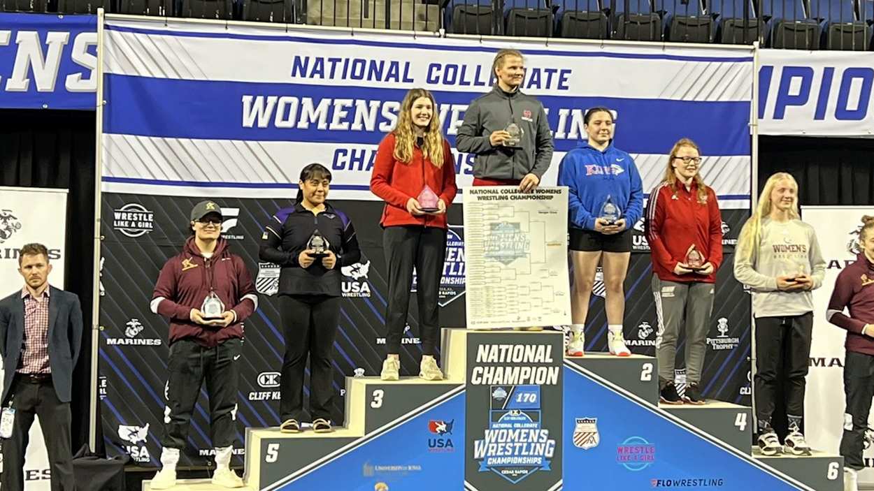 North Central College women's wrestling wins first National