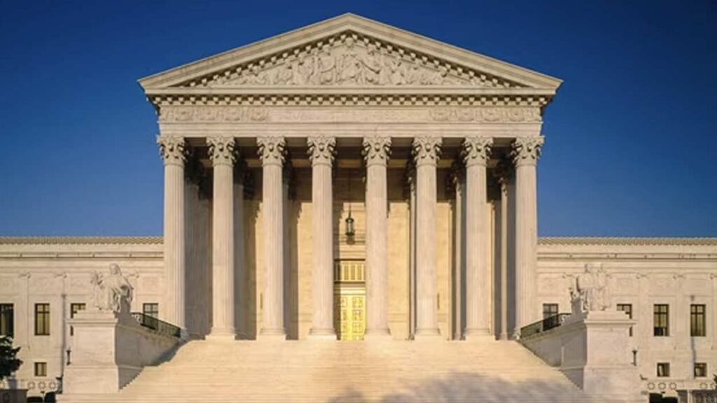 exterior image of U.S. Supreme Court building