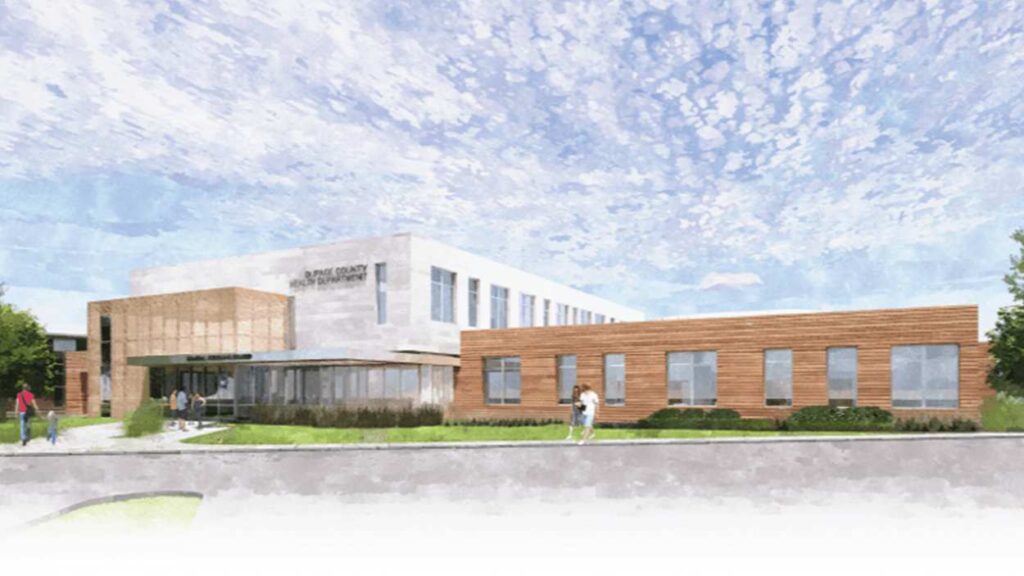 Rendering of proposed DuPage County Health Department Crisis Recovery Center