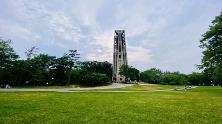 Naperville's Millennium Carillon in Moser Tower.