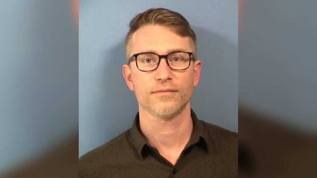 Mugshot of former Metea Valley choir teacher Nathan Bramstedt