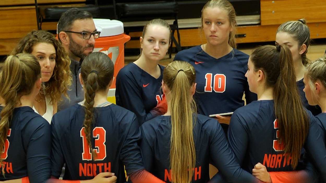 Naperville North girls volleyball pick up a dominant win over Batavia