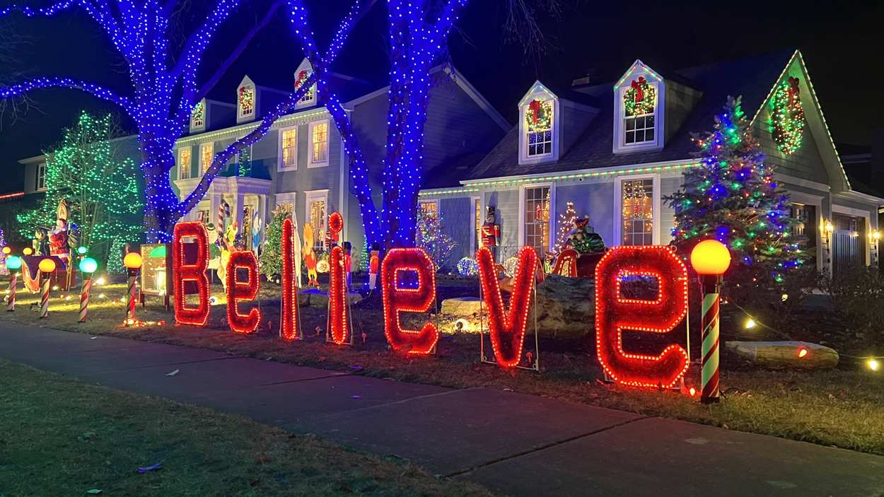 Believe House spreading cheer with its Naperville Christmas lights map