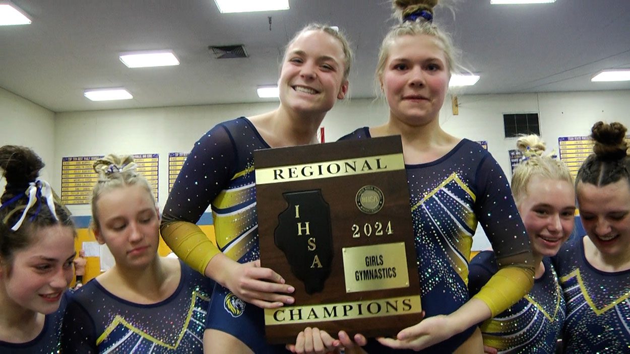 Lyons Township captures the girls gymnastics regional title