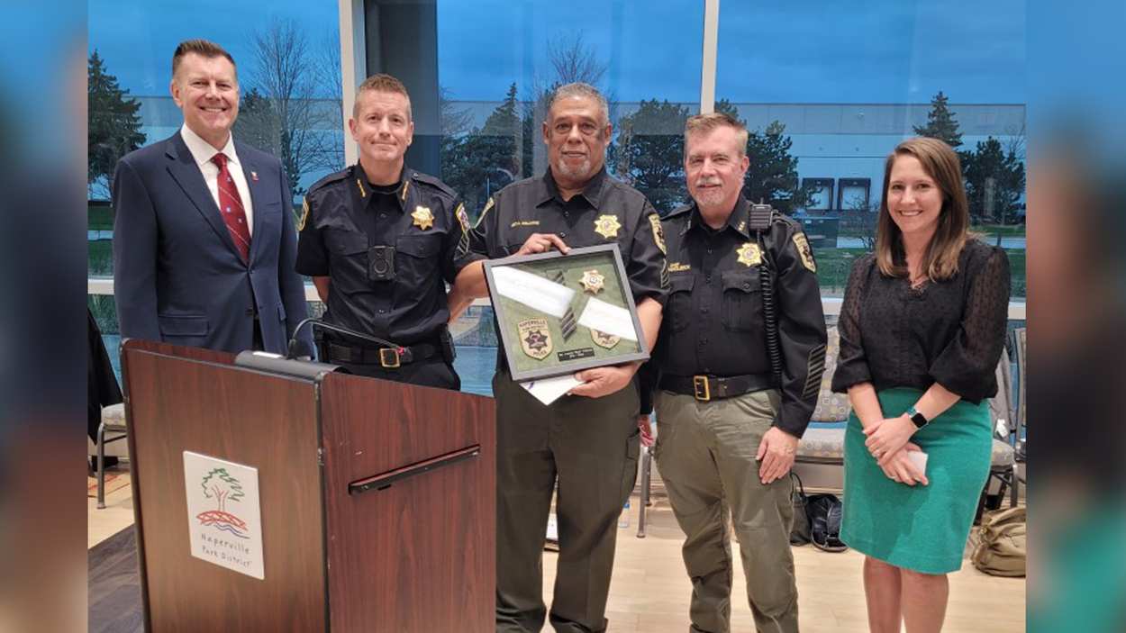 Retiring Naperville Park Police officer honored for 40 years of law ...