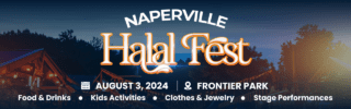 Naperville Halal Fest. August 3 at Frontier Park