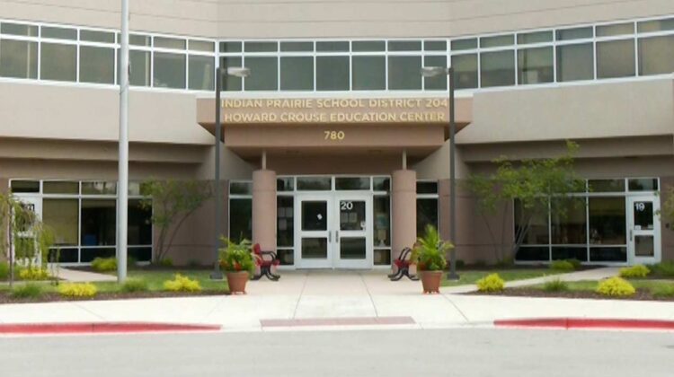 The Indian Prairie School District 204 Howard Crouse Education Center building.