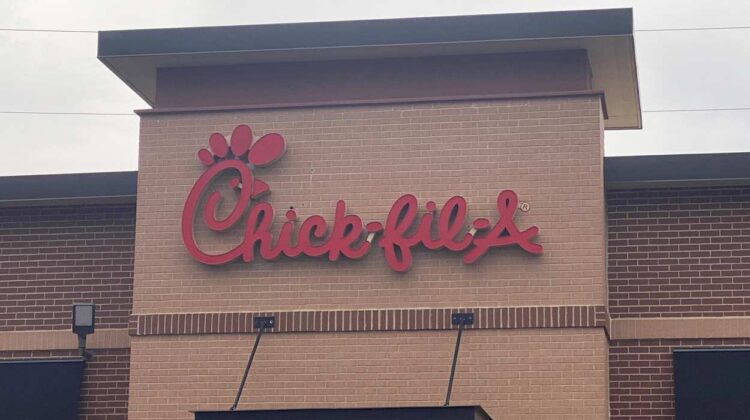 Close up of Chick-fil-A sign