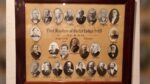 Photo of first officers of the Euclid Lodge freemasons group