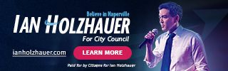 Ian Holzhauer for City Council. Believe in Naperville. Learn More.