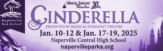 Naperville Park District. Cinderella. Presented by Magical Starlight Theatre. Tickets on ale Now!